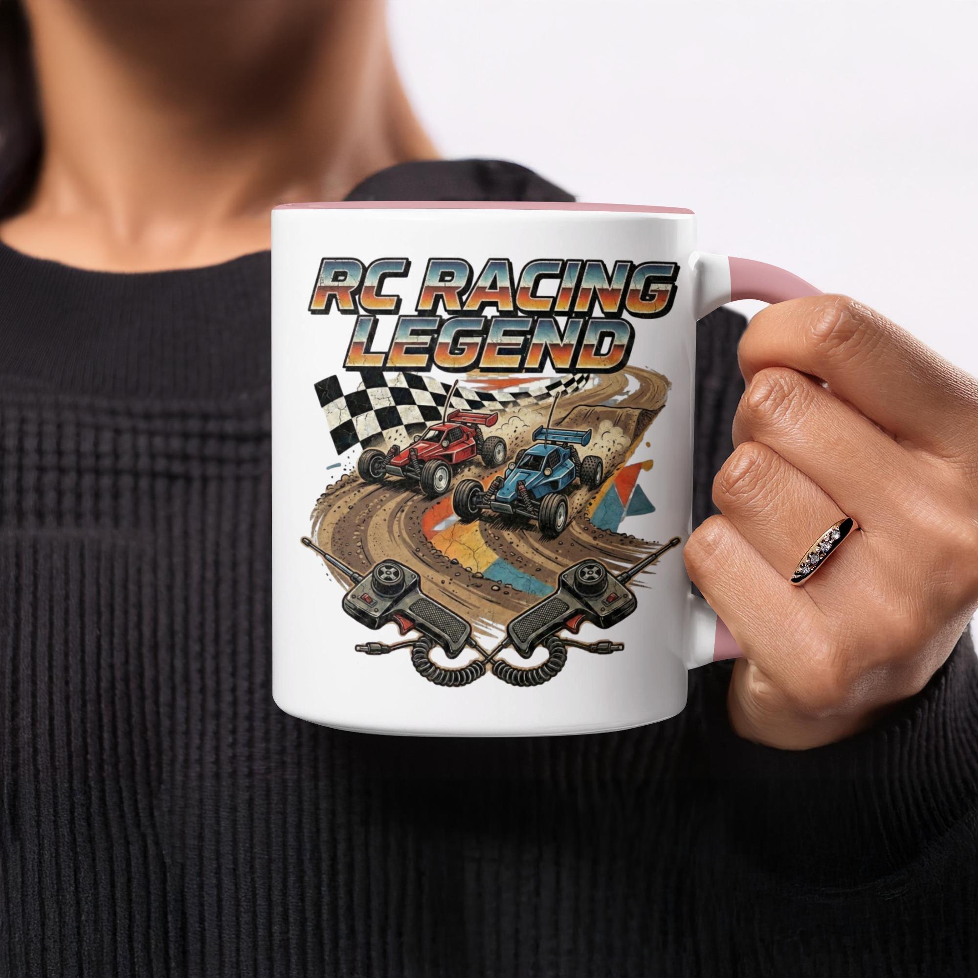 RC Racing Legend Mug, RC Car Enthusiast Gift, Remote Control Car Lover Coffee Cup, Racing Hobbyist Novelty Mug