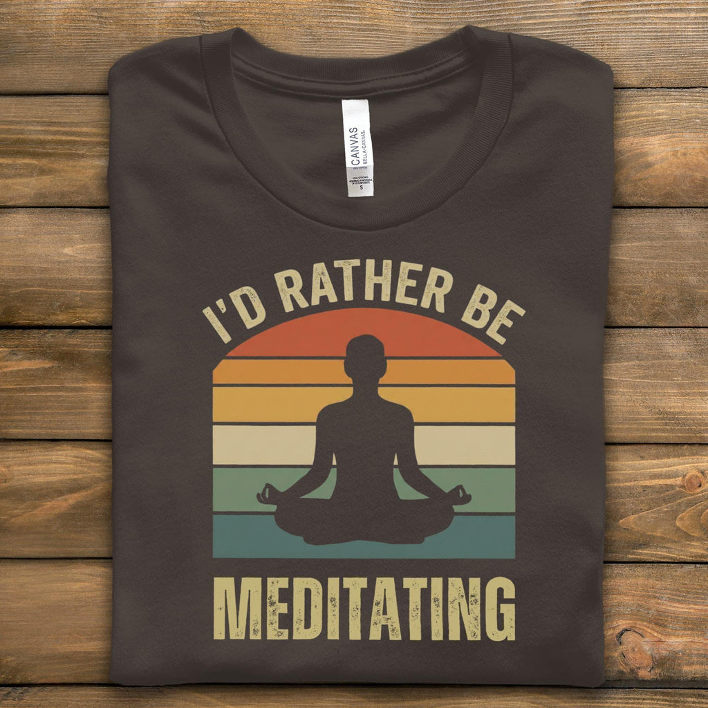Meditating T-Shirt, Funny Yoga T-Shirt, Relaxing Gift, Spiritual T-Shirt, Zen Shirt, Meditation Lover Tee, Introvert Shirt