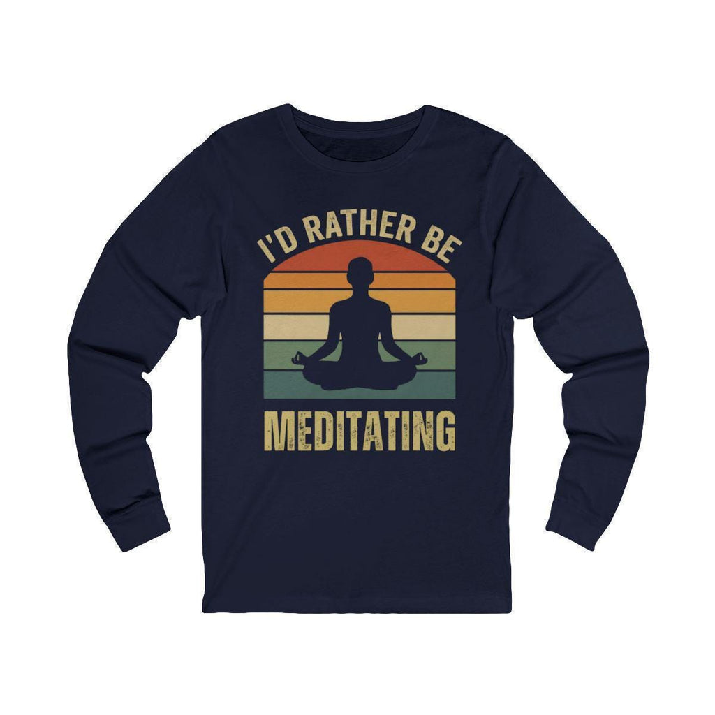 Meditating T-Shirt, Funny Yoga T-Shirt, Relaxing Gift, Spiritual T-Shirt, Zen Shirt, Meditation Lover Tee, Introvert Shirt