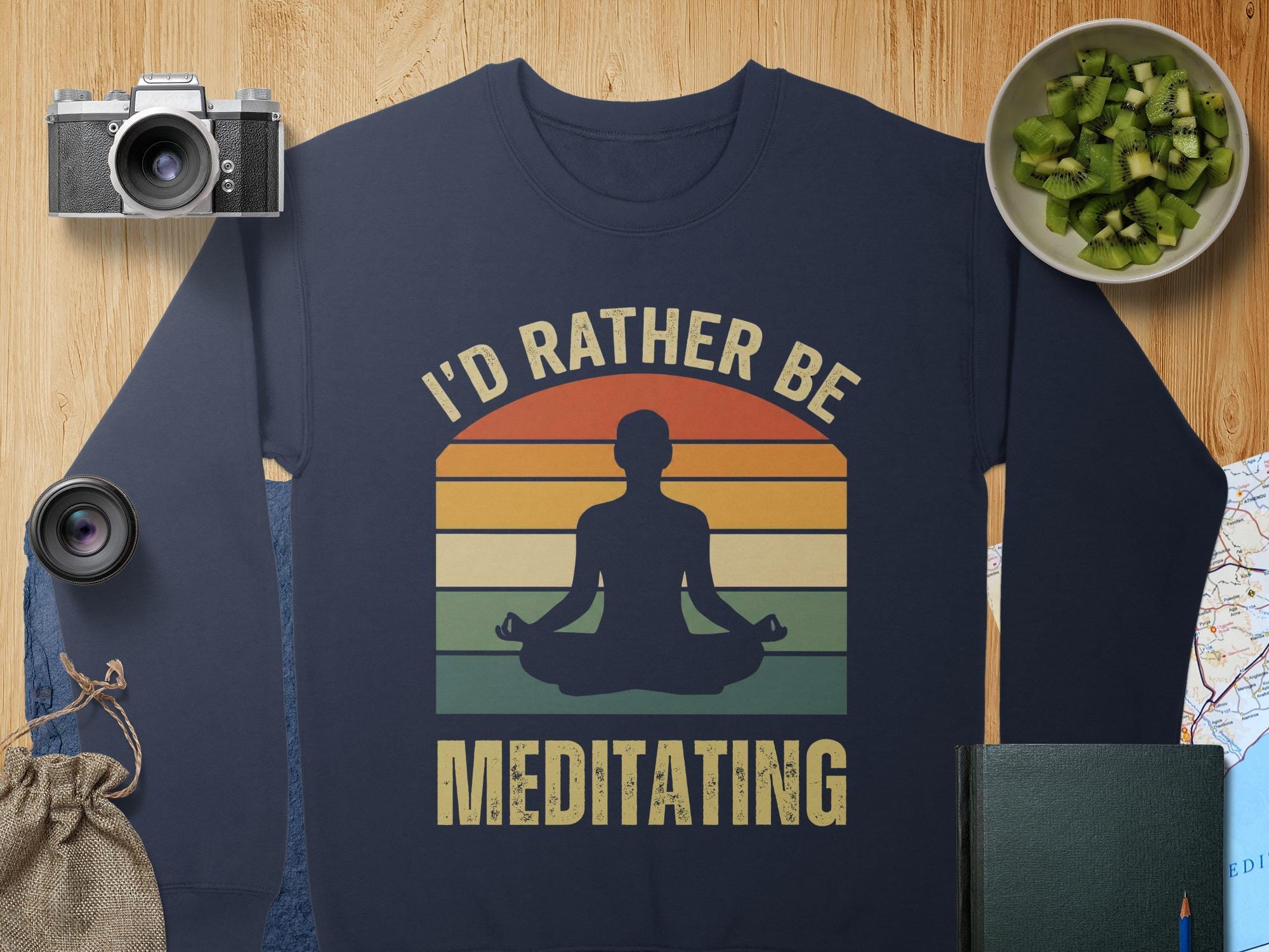 Meditating T-Shirt, Funny Yoga T-Shirt, Relaxing Gift, Spiritual T-Shirt, Zen Shirt, Meditation Lover Tee, Introvert Shirt