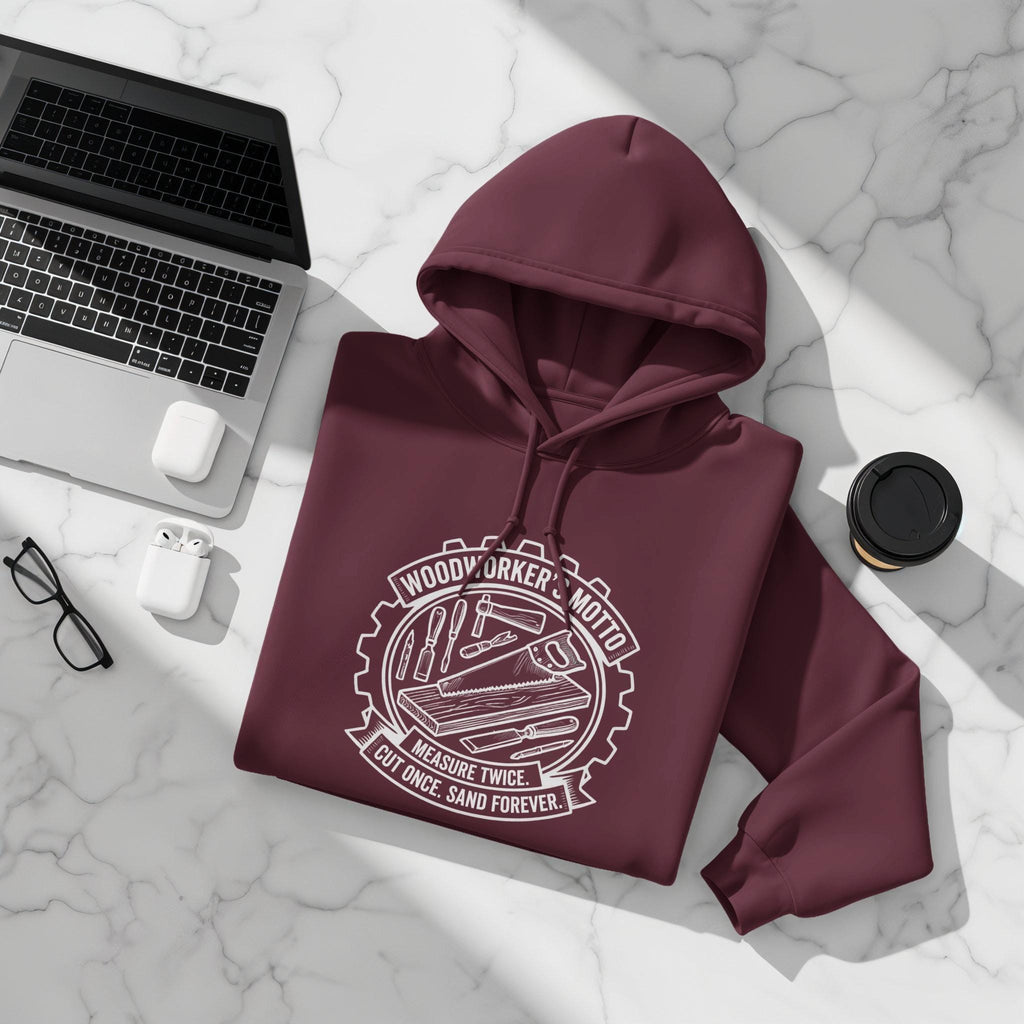 Woodworker's Motto T-Shirt, Carpenter Shirt, Measure Twice Cut Once Shirt, Woodworking Gift, Handyman T-Shirt