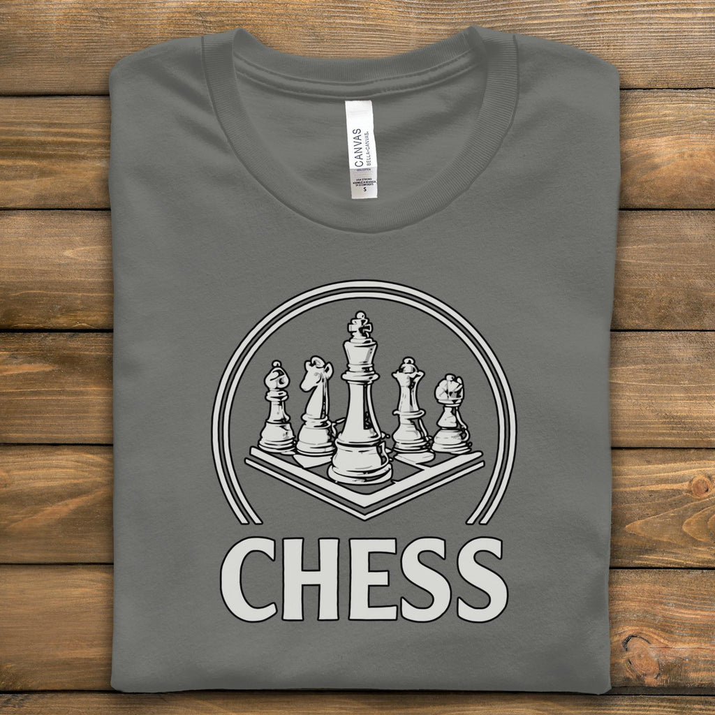 Chess T-Shirt, Strategy Game Tee, Board Game Apparel, Gift for Chess Players, Graphic Tee for Gamers, Chess Lover Shirt