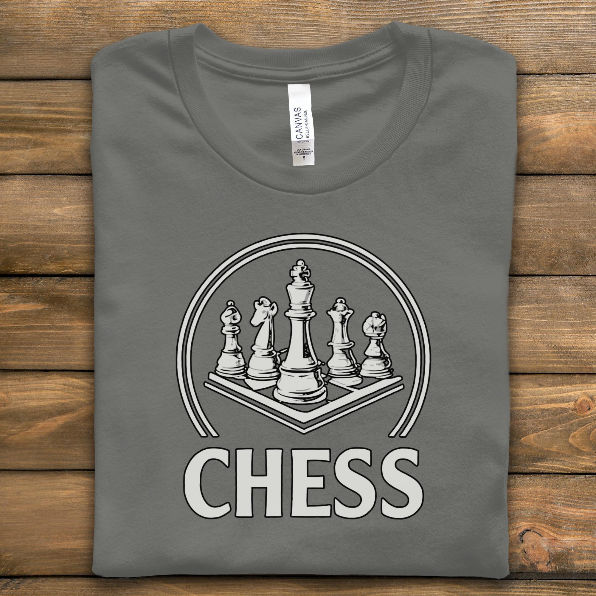 Chess T-Shirt, Strategy Game Tee, Board Game Apparel, Gift for Chess Players, Graphic Tee for Gamers, Chess Lover Shirt