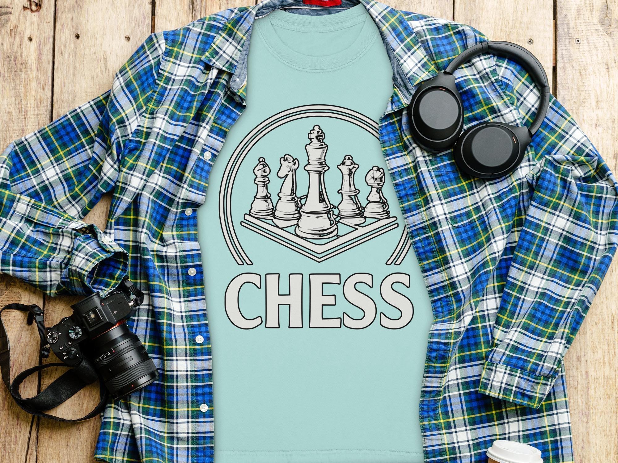 Chess T-Shirt, Strategy Game Tee, Board Game Apparel, Gift for Chess Players, Graphic Tee for Gamers, Chess Lover Shirt