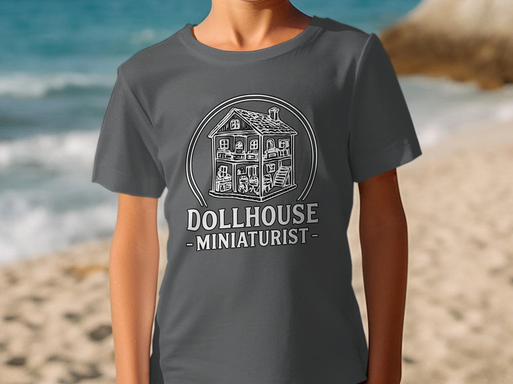 Dollhouse Enthusiast T-Shirt, Miniature House Tee, Dollhouse Gift, Miniaturist Hobby Shirt, Dollhouse Lover Apparel