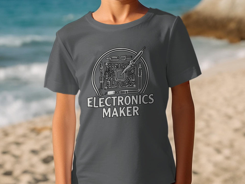 Electronics Maker T Shirt, Circuit Board Shirt, Electrical Engineer Gift, Hobbyist Tee, Tech Enthusiast Apparel, Designer T-Shirt