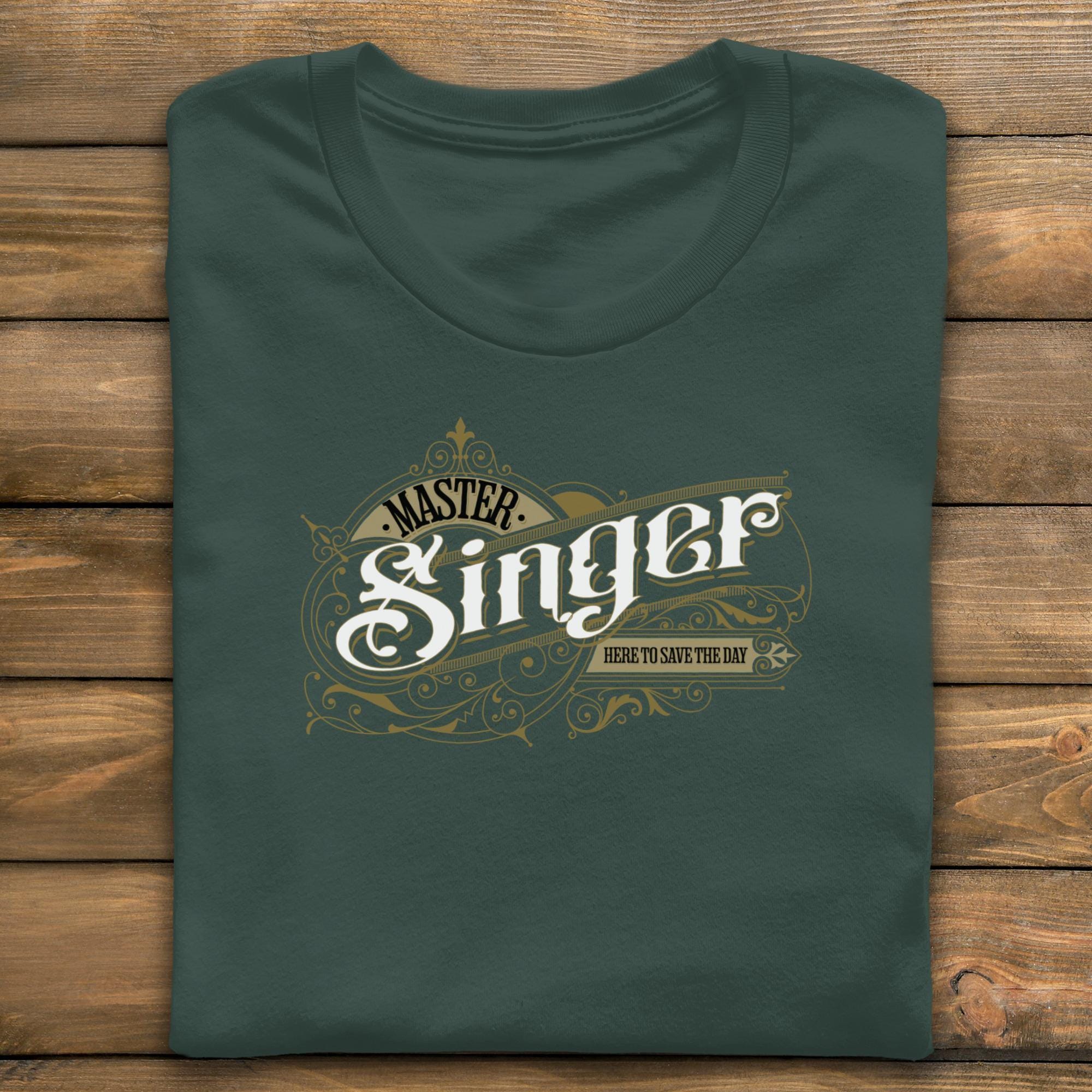 Master Singer T-Shirt, Vocalist Shirt, Musician Tee, Gift for Singers, Unique Music Lover Apparel, Fun Music Gift, Choir Shirt