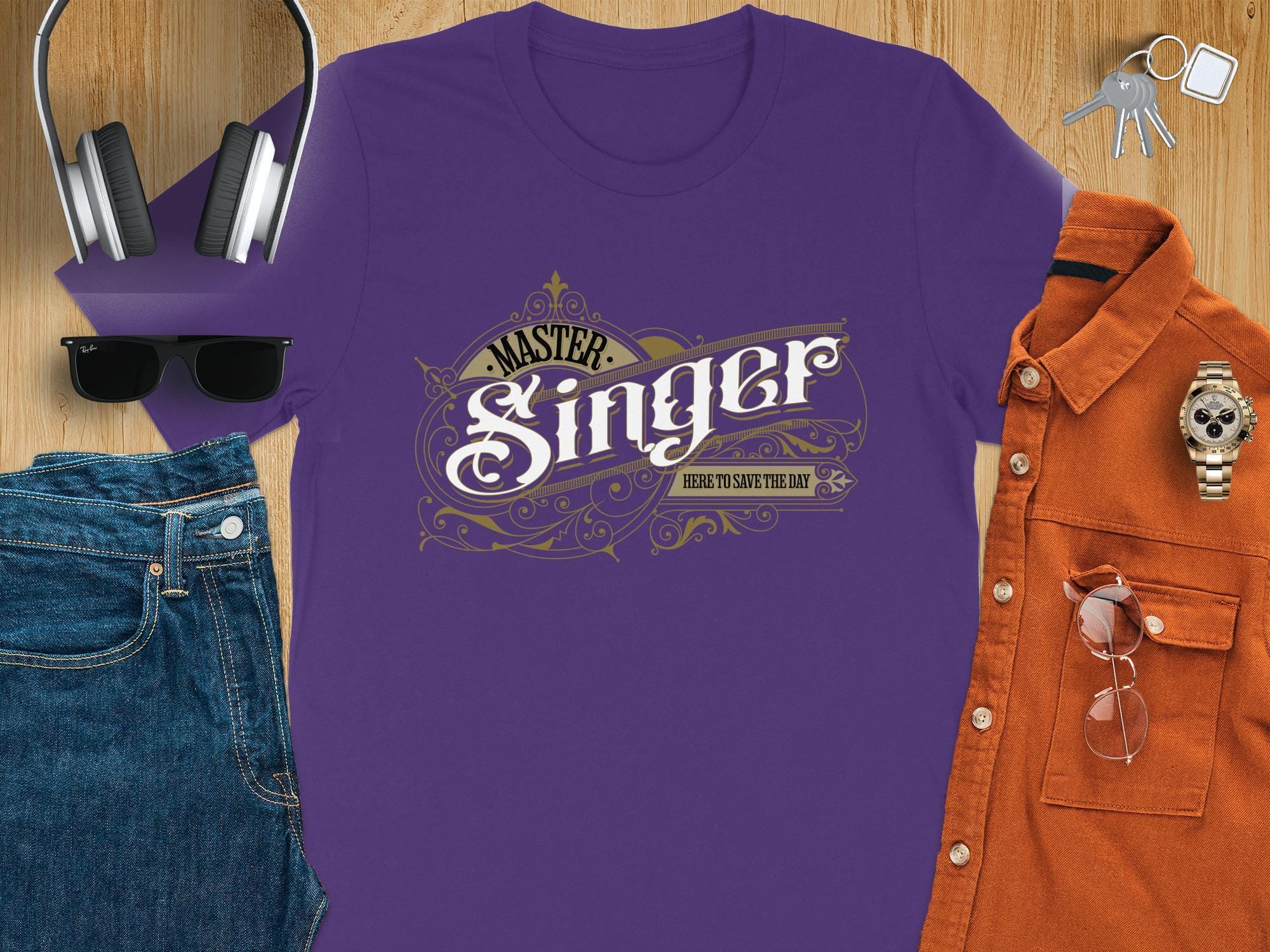 Master Singer T-Shirt, Singer Gift, Music Lover Shirt, Singer Apparel, Vocalist Tee, Singing Enthusiast, Music Performance Shirt