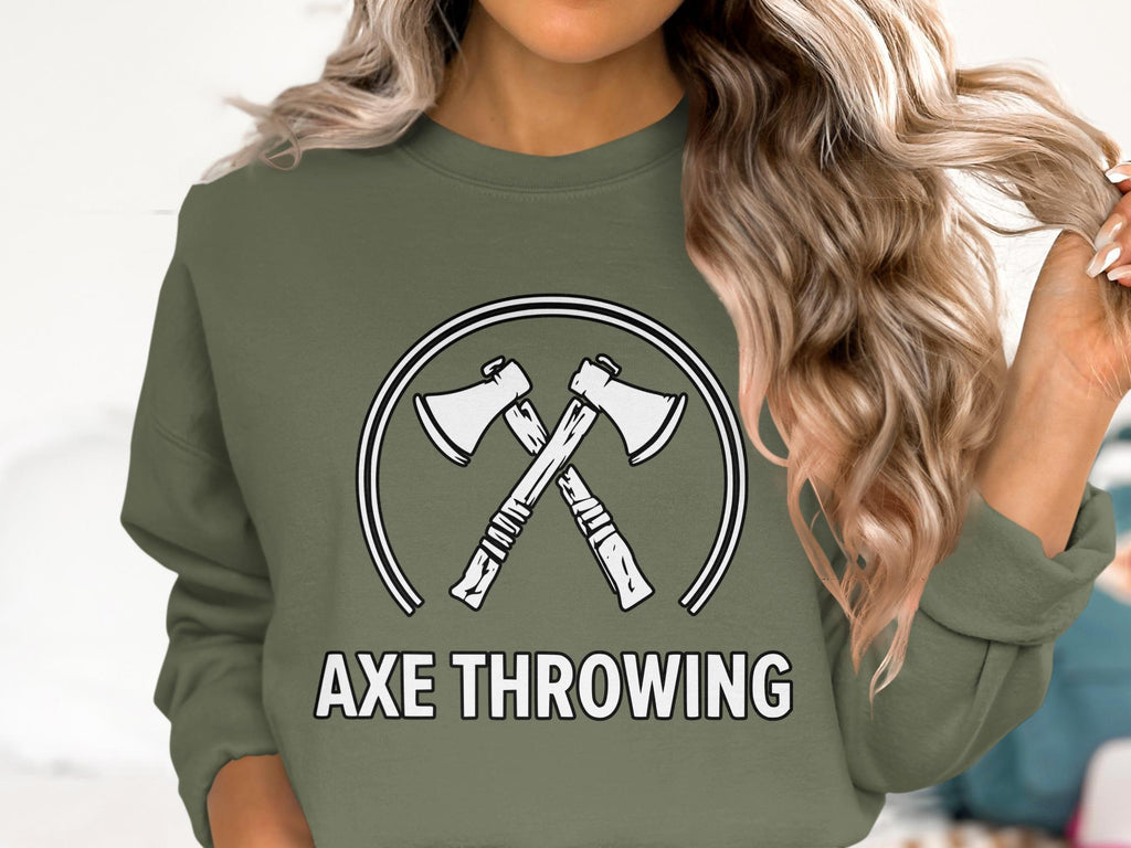 Axe Throwing T-Shirt, Unique Axe Throw Design Tee, Axe Thrower Gift, Lumberjack, Axe Throwing Tournament Apparel, Comfort Colors Tee