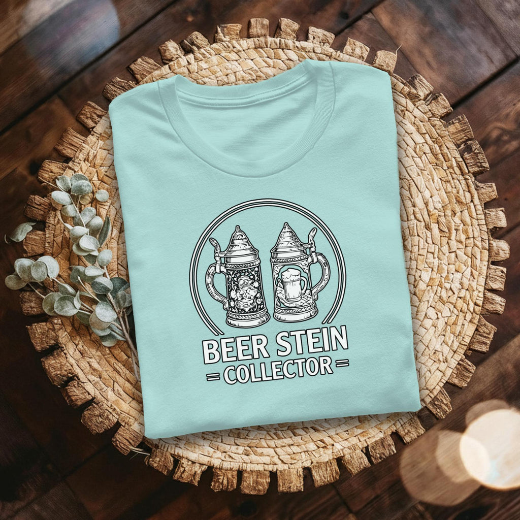 Beer Stein Collector T-Shirt, Unique Gift Idea, Comfort Colors Tee, Gift For Him, German Beer Lover, Oktoberfest Shirt, Stein Mug Shirt
