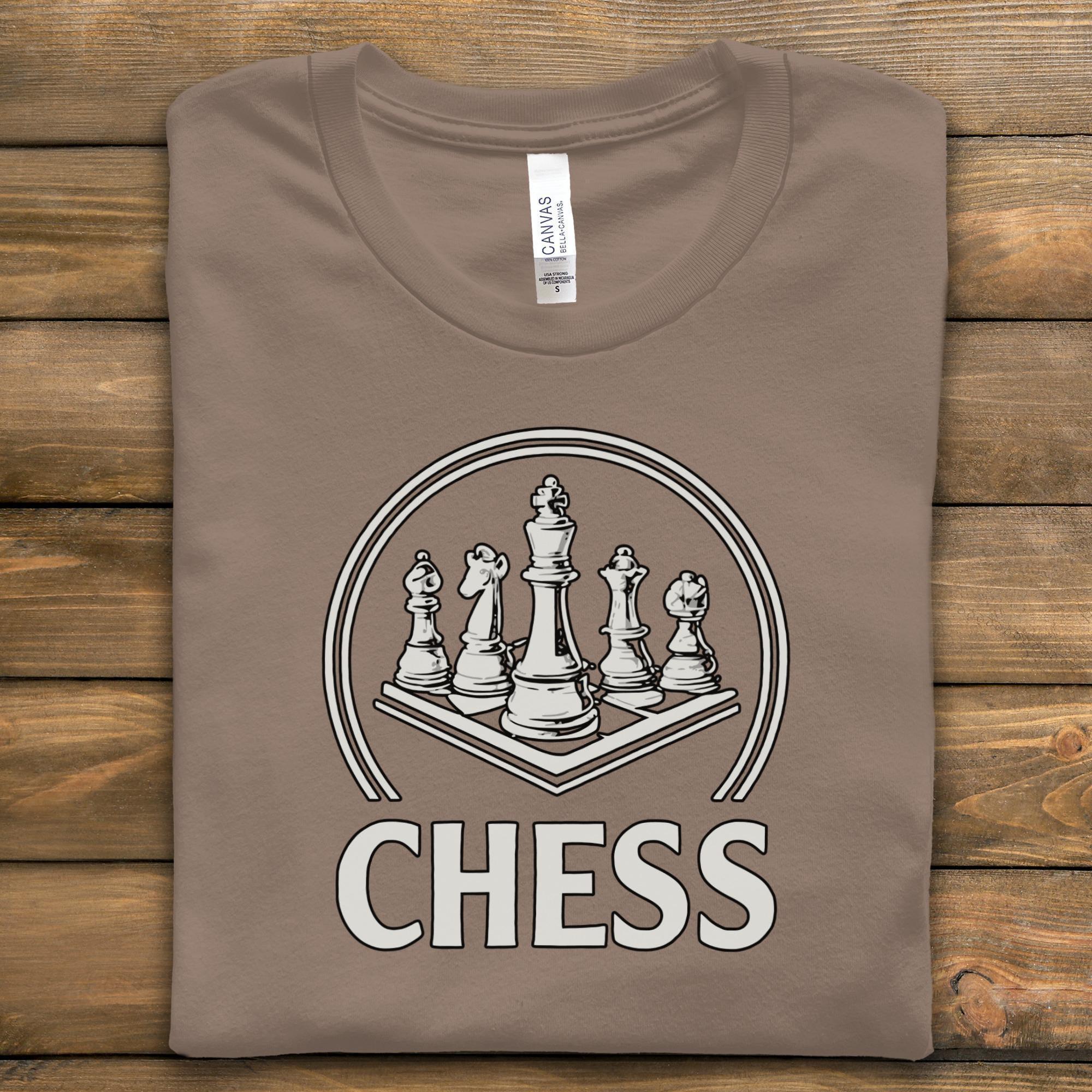 Chess T-Shirt, Strategy Game Tee, Board Game Apparel, Gift for Chess Players, Graphic Tee for Gamers, Chess Lover Shirt