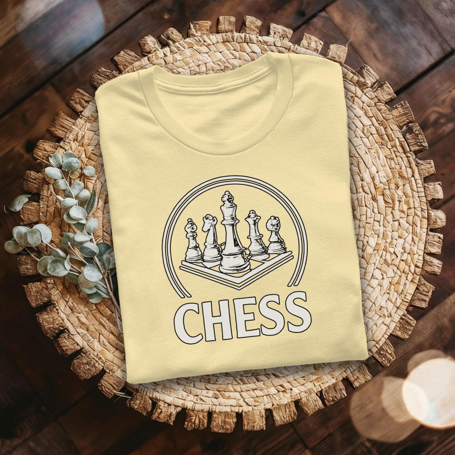 Chess T-Shirt, Strategy Game Tee, Board Game Apparel, Gift for Chess Players, Graphic Tee for Gamers, Chess Lover Shirt