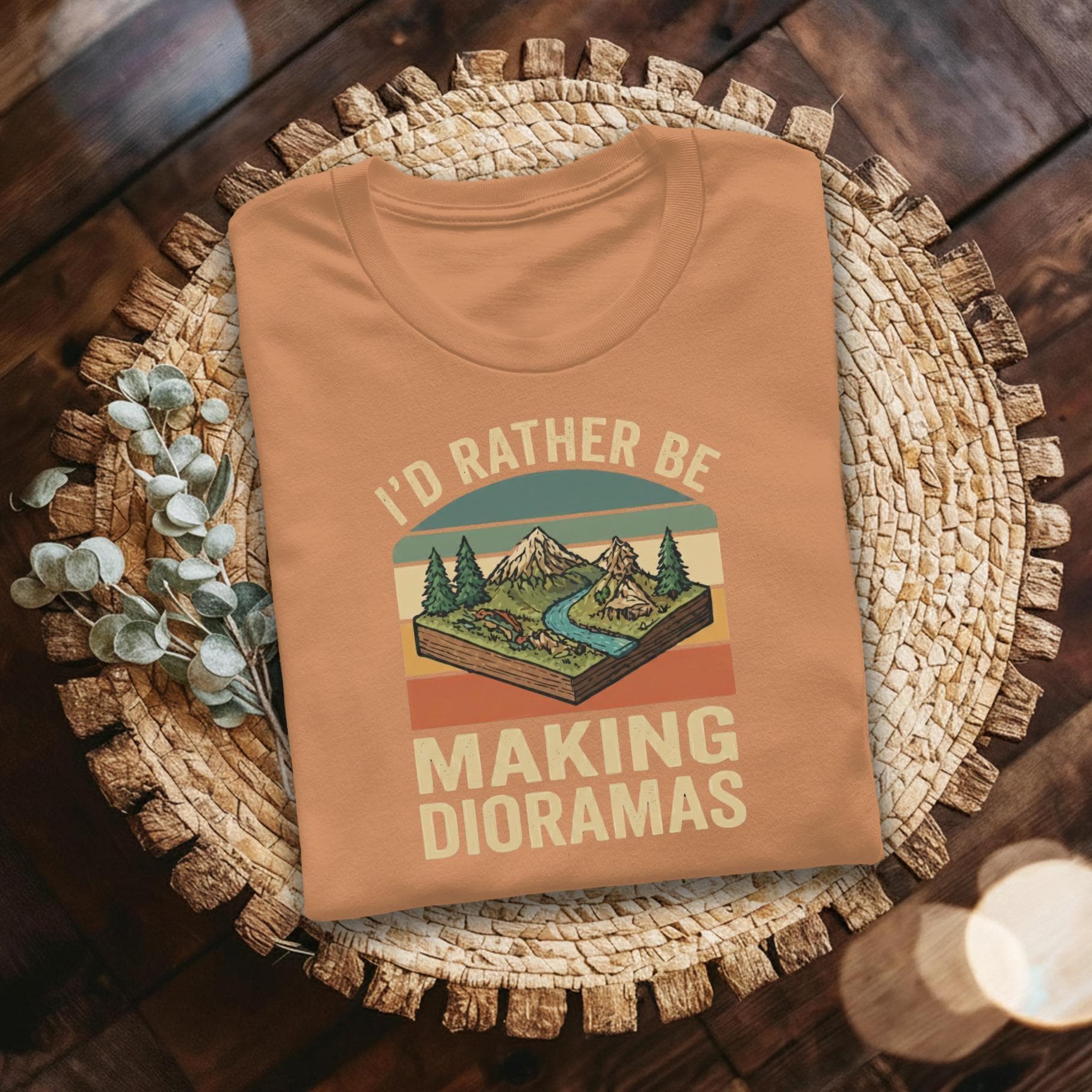Dioramas T-Shirt, Hobby T-Shirt, Making Dioramas Shirt, Gift T-Shirt, Diorama Builder Gift, Nature Scene Shirt