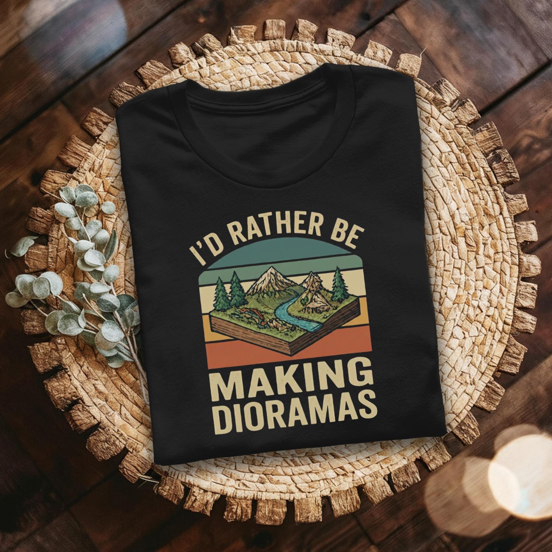 Dioramas T-Shirt, Hobby T-Shirt, Making Dioramas Shirt, Gift T-Shirt, Diorama Builder Gift, Nature Scene Shirt