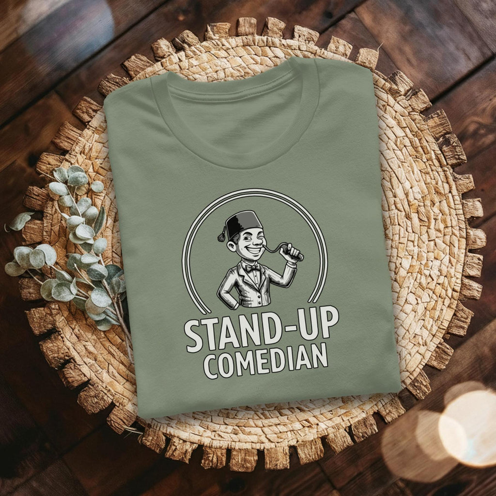 Stand Up Comedian T Shirt, Retro Style Tee, Comfort Colors Shirt, Unique Design T-Shirt, Funny Comedian Gift Idea, Gift for Comedy Fan