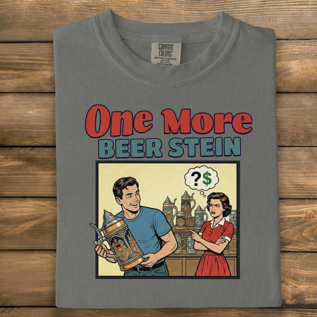 Retro Beer Stein T-Shirt, Funny Graphic Tee, Vintage Humor Shirt, Beer Lover Gift, Mens Novelty Shirt, Unique Drinking Apparel