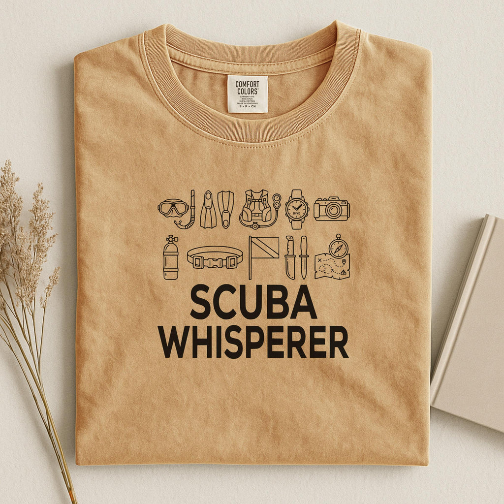 Scuba Whisperer T-Shirt, Diving Lover Gift, Underwater Adventure Tee, Diver Gift, Scuba Diving Shirt, Ocean Life Shirt, Dive T Shirt
