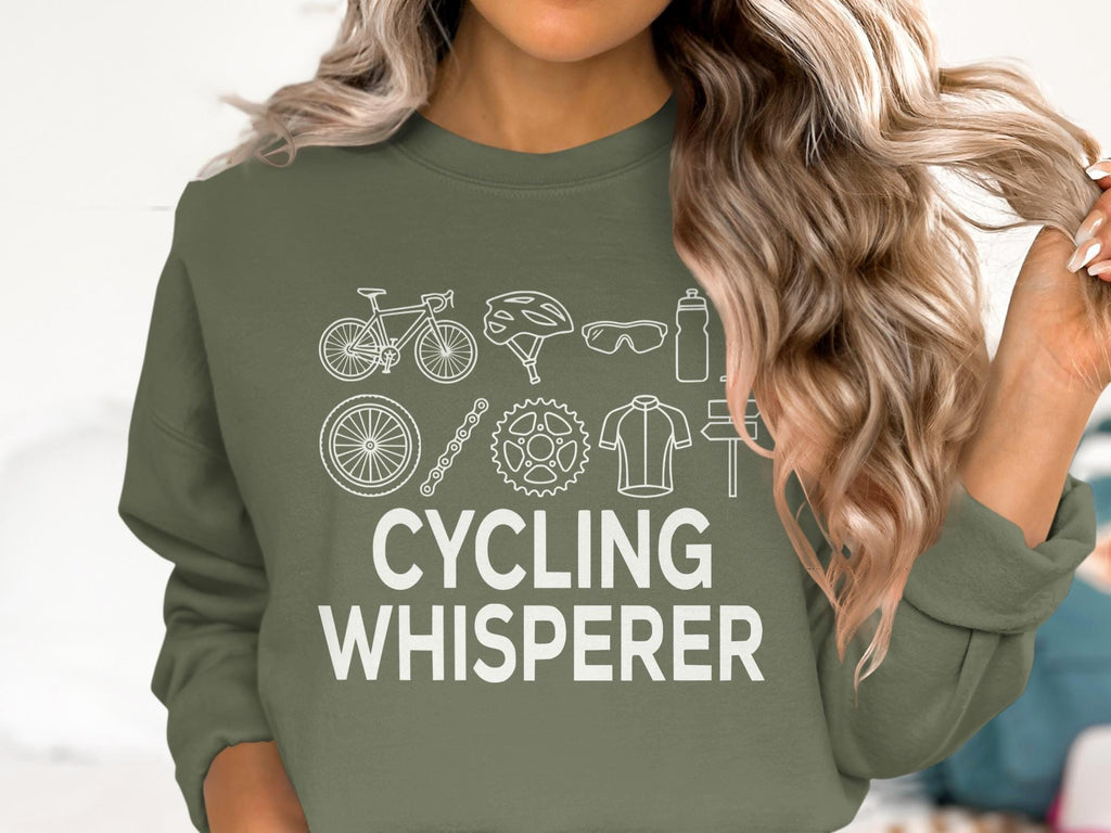 Cycling Whisperer T Shirt, Funny Bike Lover Gift, Road Bike, Mountain Bike, Cyclist Tee, Biking Apparel, Comfort Colors Shirt