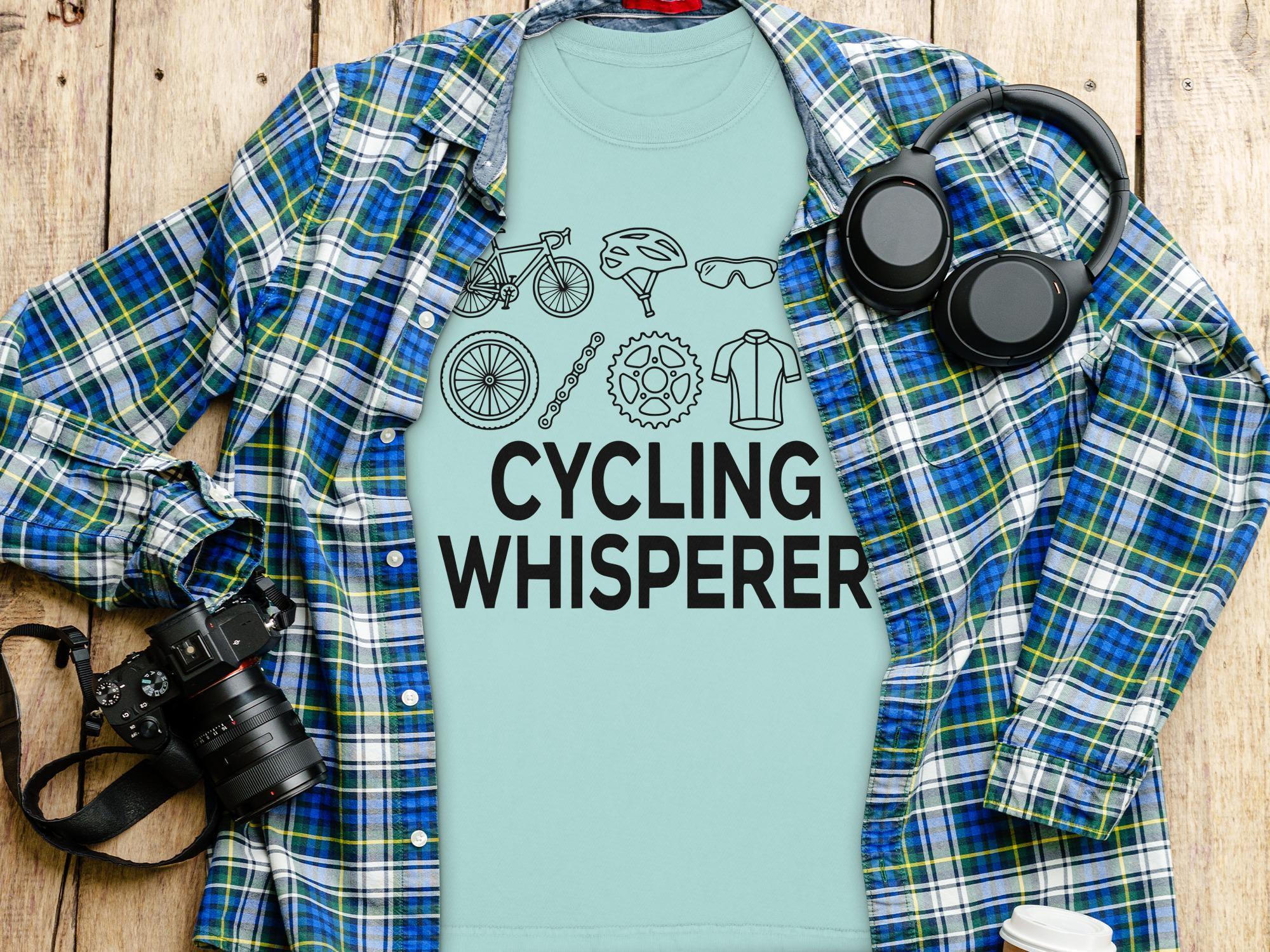 Cycling Whisperer T Shirt, Funny Bike Lover Gift, Road Bike, Mountain Bike, Cyclist Tee, Biking Apparel, Comfort Colors Shirt