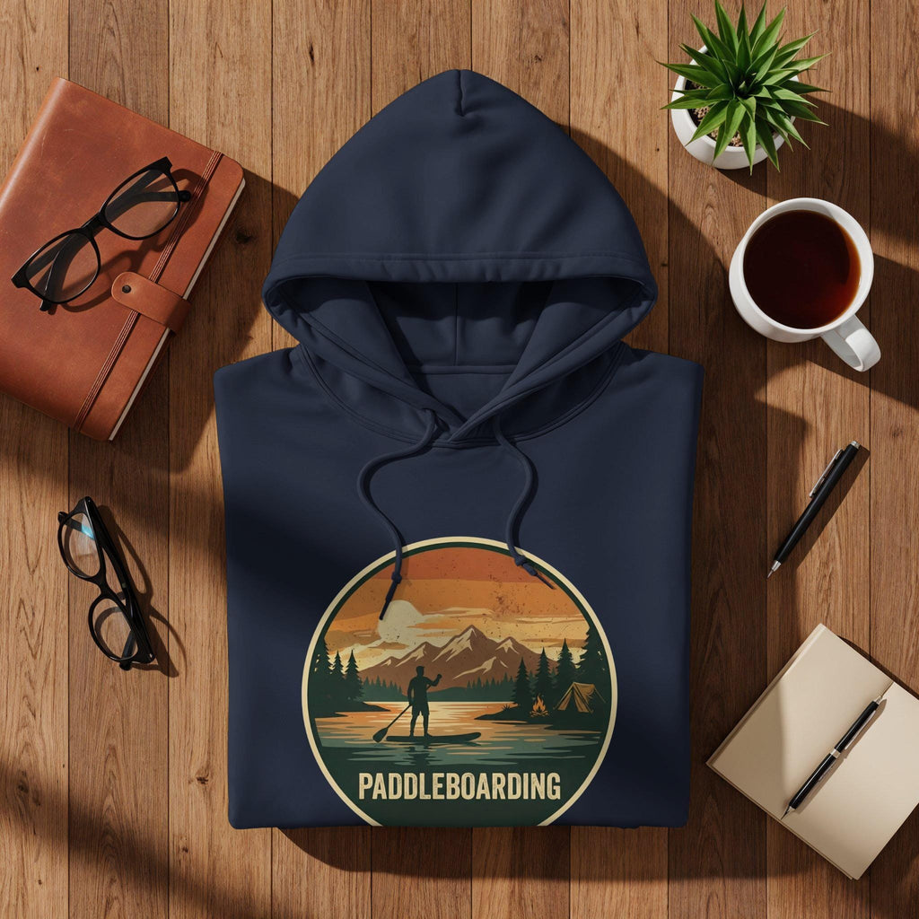 Paddleboarding T-Shirt, Retro Sunset Graphic Tee, Camping T Shirt, Outdoor Adventure Shirt, Nature Lover T Shirt, Comfort Colors T-Shirt
