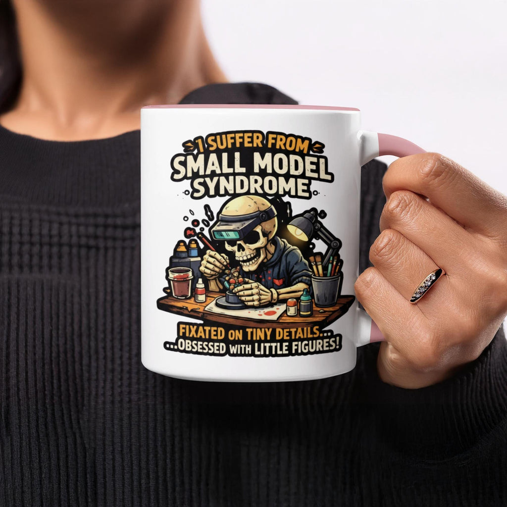 Small Model Syndrome Mug, Funny Hobbyist Mug, Perfect Gift for Model Makers, Obsessed with Tiny Details, Humor Coffee Cup