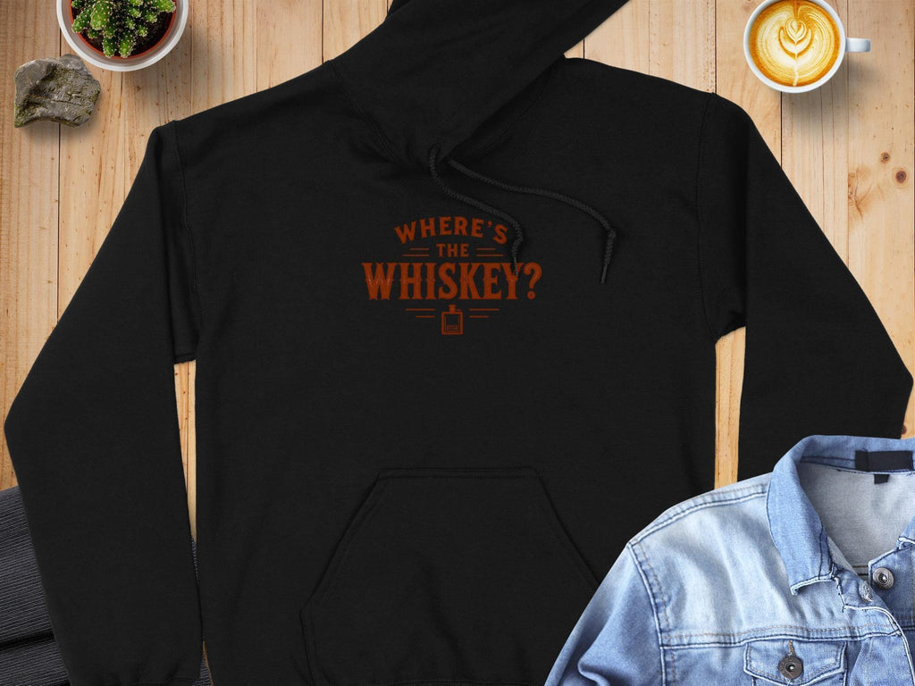 Where's The Whiskey T-Shirt, Funny Alcohol Tee, Comfort Colors Shirt, Party Shirt, Drinking Gift, Sarcastic Tee, Whiskey Lover Apparel
