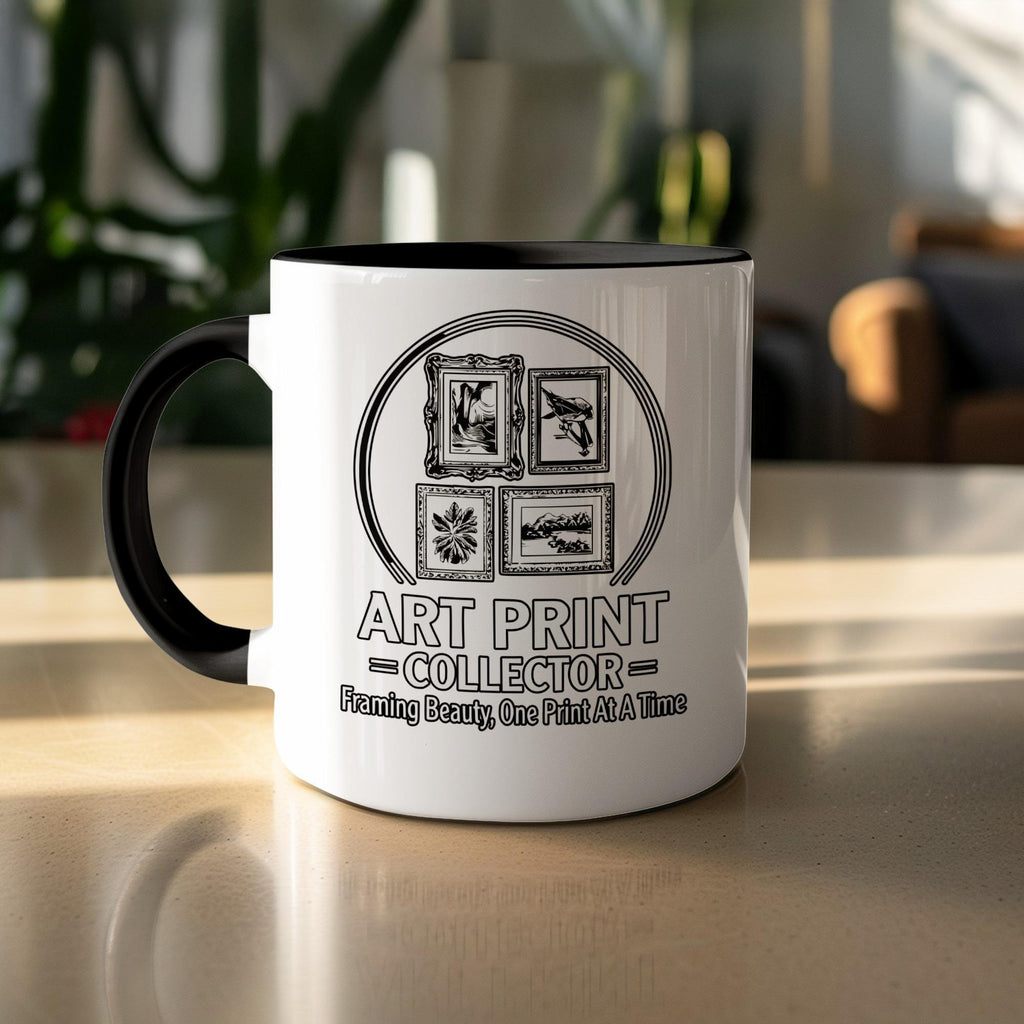 Art Print Collector Mug, Unique Coffee Mug for Art Lovers, Gift for Art Enthusiasts, Inspirational Art Print Mug, Art Decor Office Cup