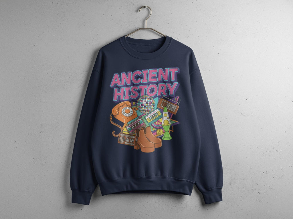 Ancient History T-Shirt, Retro Graphic Tee, Vintage Style Shirt, Old School Design, Nostalgic Clothing, TShirt