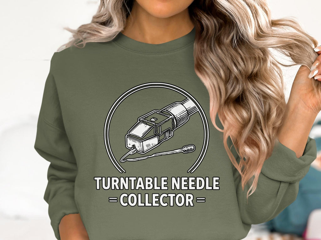 Vinyl Record Player Needle T-Shirt, Retro Music Tee, Turntable Collector Gift, Vintage Audio Shirt, DJ T-Shirt