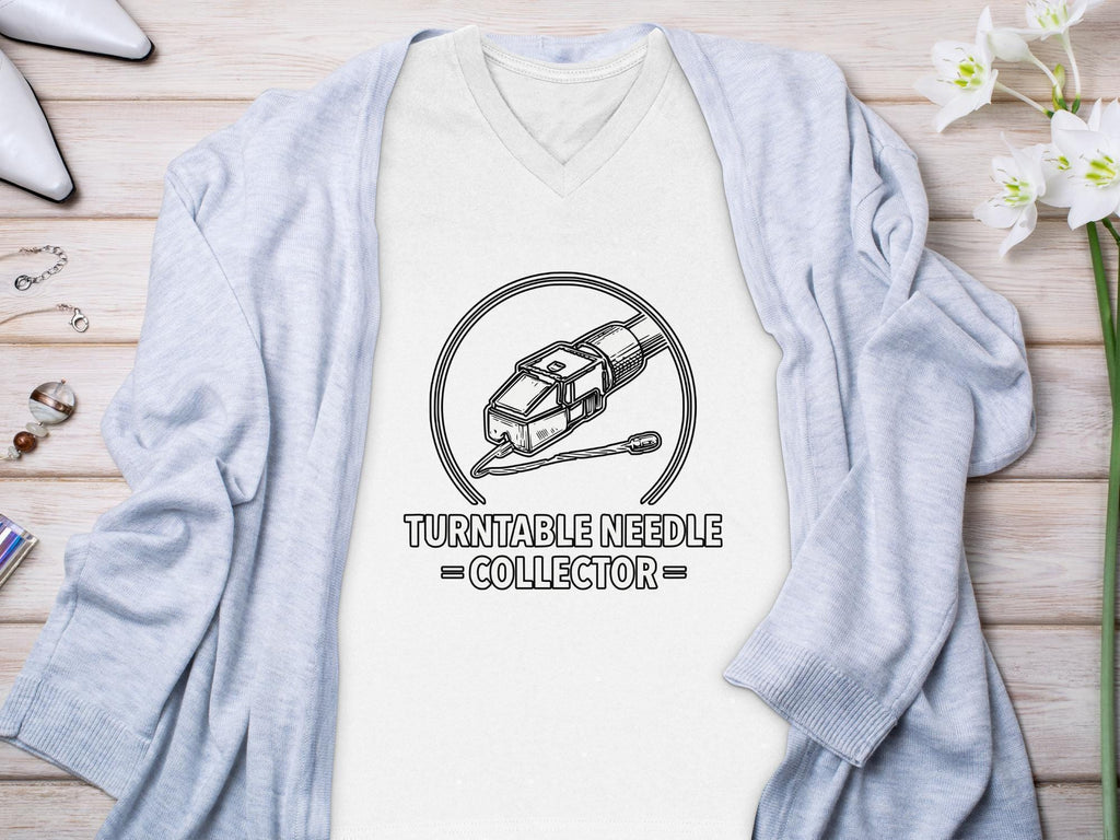 Vinyl Record Player Needle T-Shirt, Retro Music Tee, Turntable Collector Gift, Vintage Audio Shirt, DJ T-Shirt