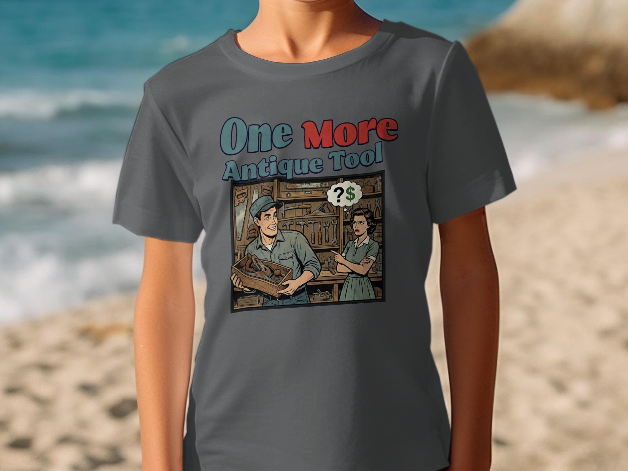One More Antique Tool Tshirt, Vintage Hardware Humor Shirt, Funny Collector Gift, Retro Tool Lover Tee, Classic Workshop Apparel