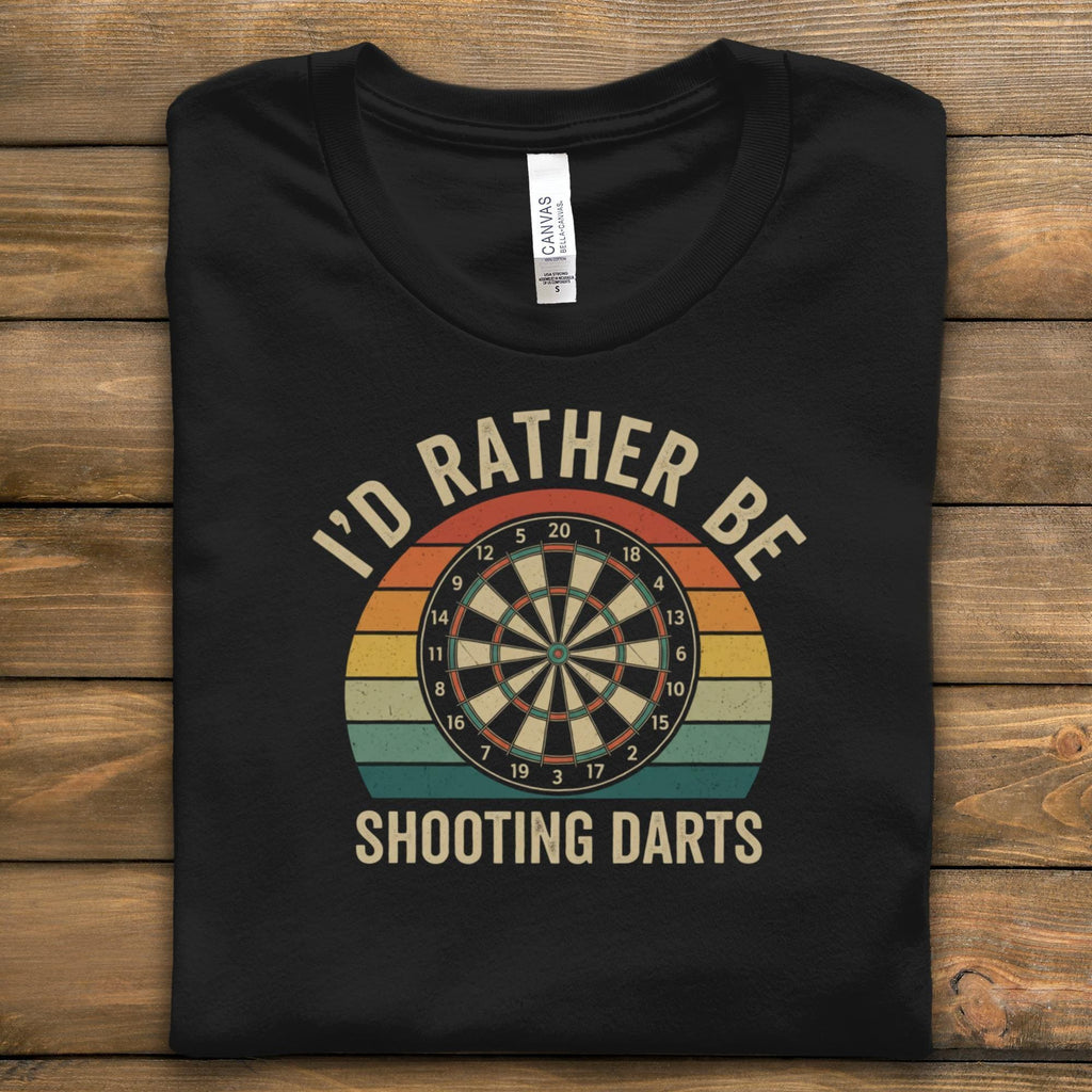 Darts T-Shirt, I'd Rather Be Shooting Darts Tee, Dartboard T Shirt, Hobby T-Shirt, Game T-Shirt, Sport T-Shirt