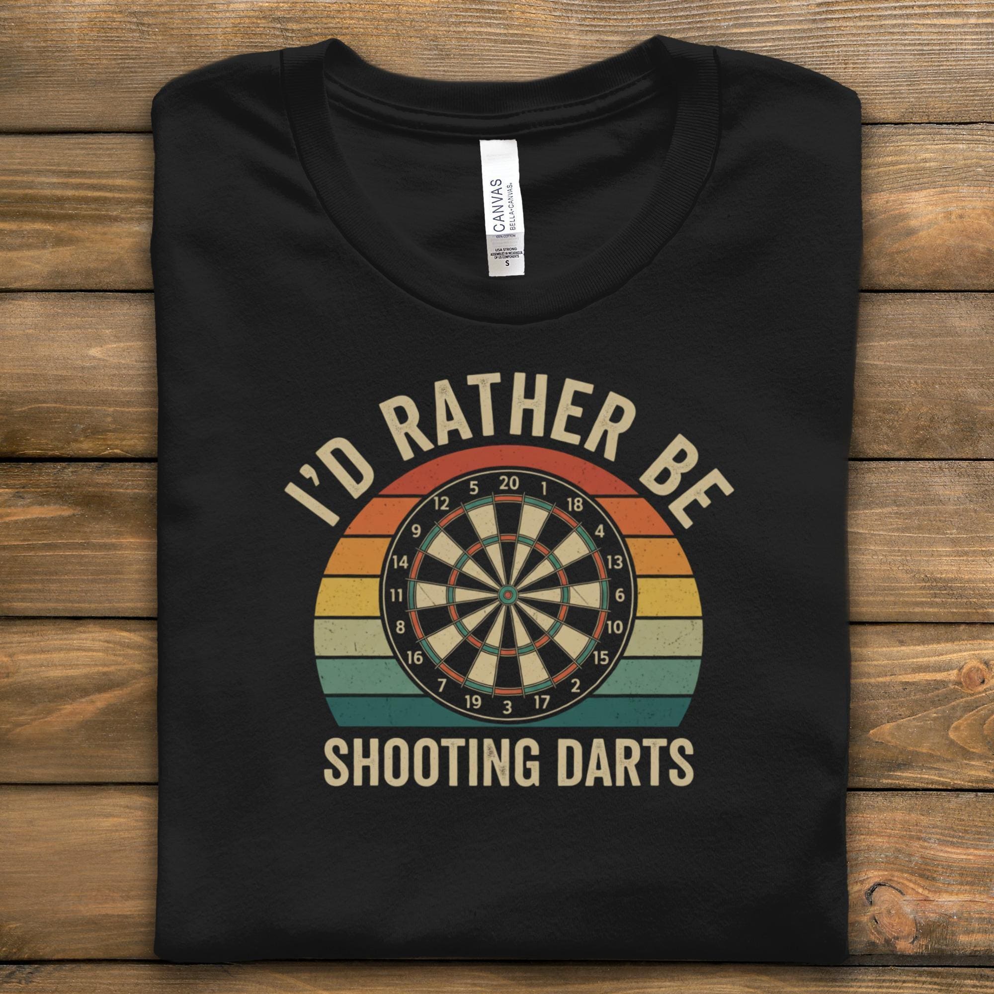 Darts T-Shirt, I'd Rather Be Shooting Darts Tee, Dartboard T Shirt, Hobby T-Shirt, Game T-Shirt, Sport T-Shirt