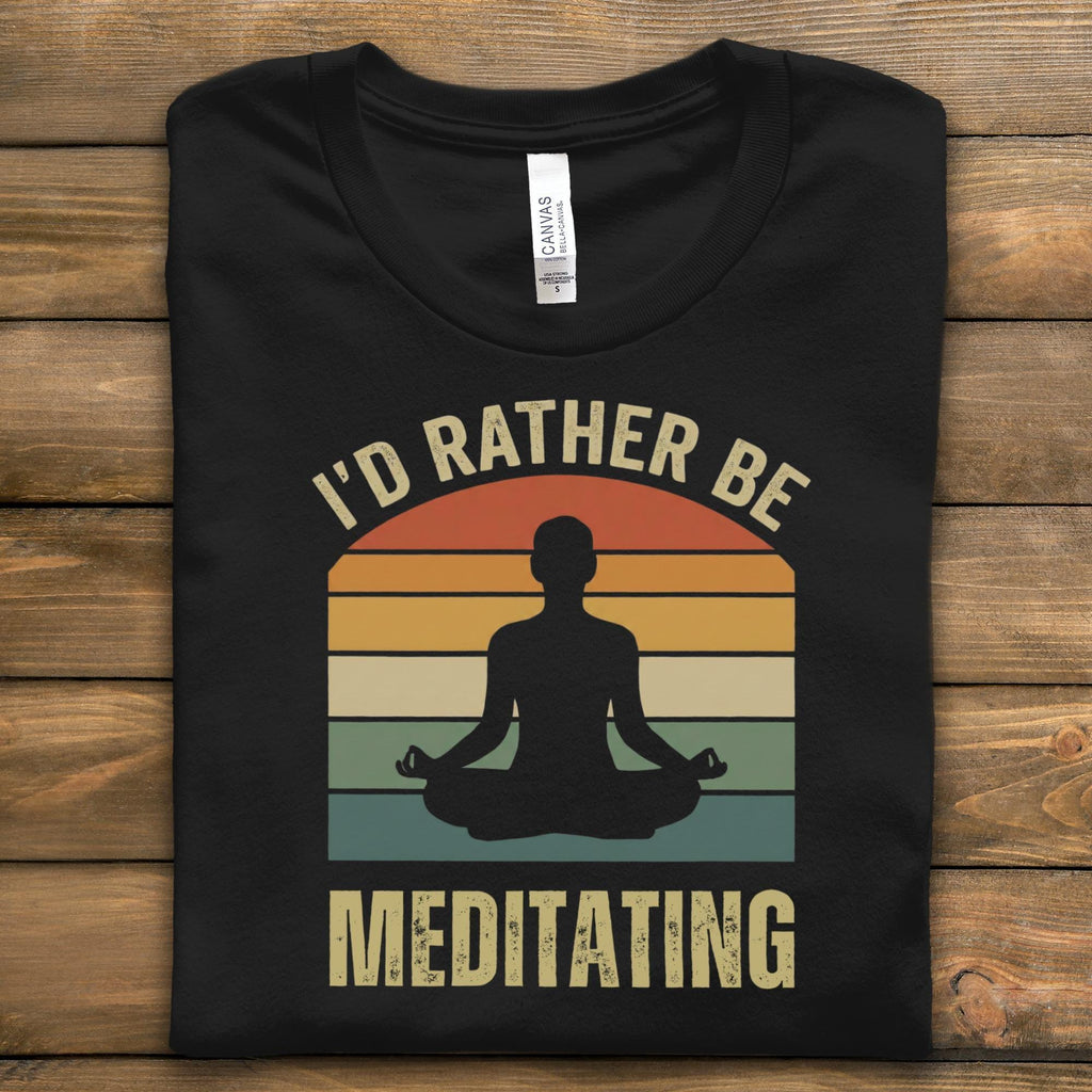 Meditating T-Shirt, Funny Yoga T-Shirt, Relaxing Gift, Spiritual T-Shirt, Zen Shirt, Meditation Lover Tee, Introvert Shirt