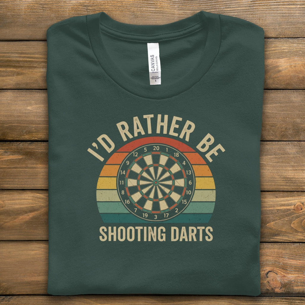 Darts T-Shirt, I'd Rather Be Shooting Darts Tee, Dartboard T Shirt, Hobby T-Shirt, Game T-Shirt, Sport T-Shirt