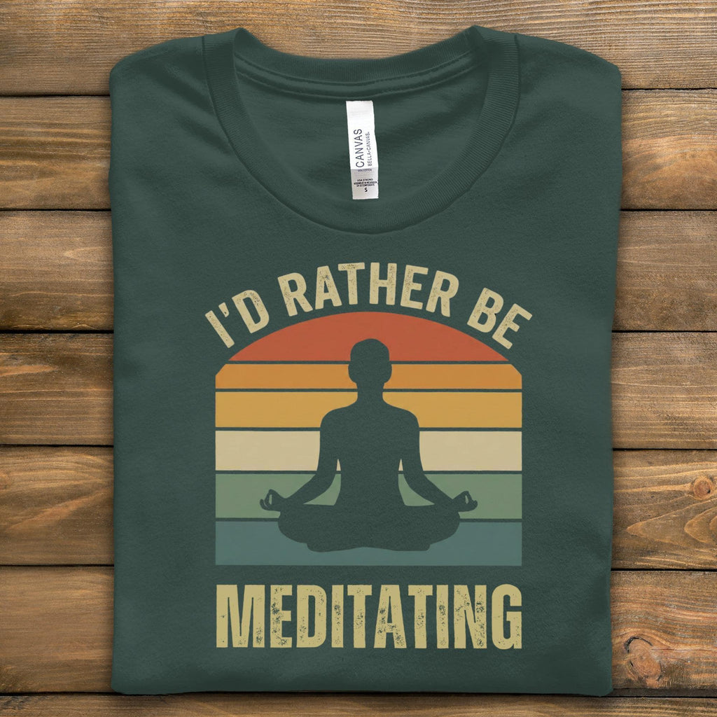 Meditating T-Shirt, Funny Yoga T-Shirt, Relaxing Gift, Spiritual T-Shirt, Zen Shirt, Meditation Lover Tee, Introvert Shirt