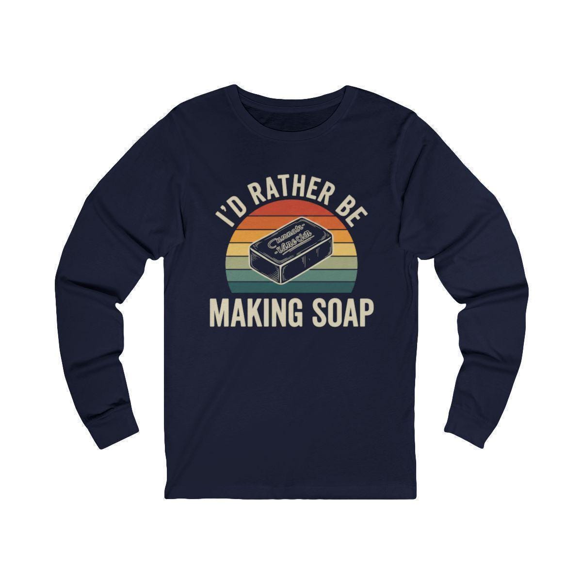 Soap Making T-Shirt, I'd Rather Be Making Soap Shirt, Retro Style Design, Soap Maker Gift Tee, Handmade Soap Enthusiast Top, Funny Soap