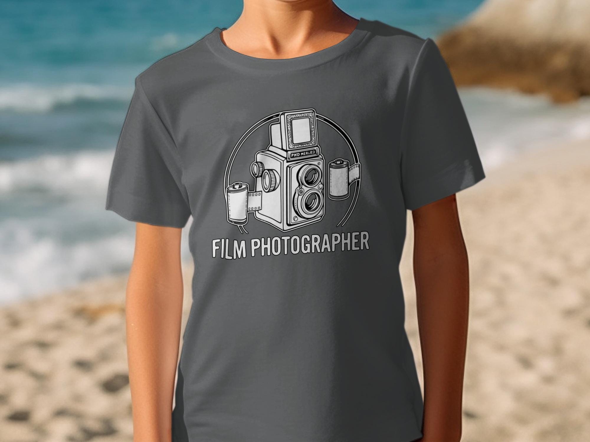 Film Photographer T-Shirt, Vintage Camera Tee, Photography Lover Gift, Analog Photography Shirt, Old Camera Graphic T Shirt