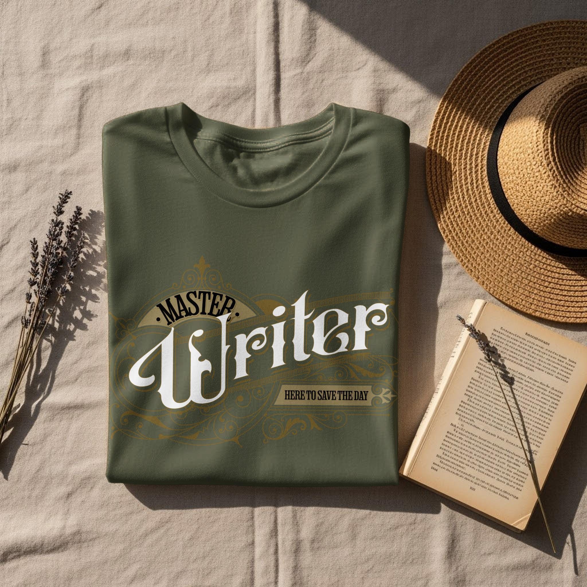 Master Writer Shirt, Writing Enthusiast Tee, Author Humor Gift, Novelty Writing Apparel, Creative Writer T-Shirt, Literary Shirt