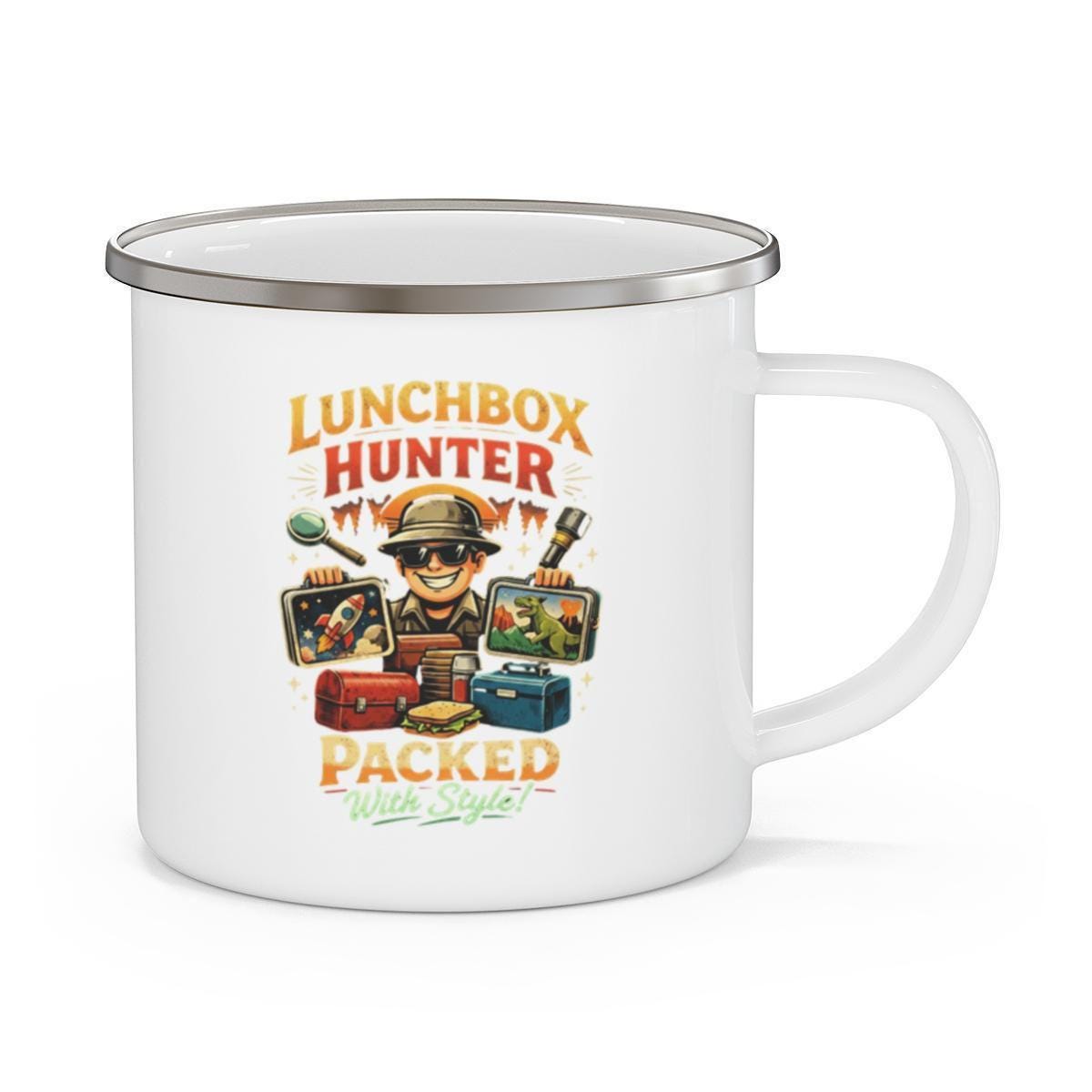 Lunchbox Hunter Mug, Fun Lunchbox Hunter Design, Personalized Gift Idea, Unique Coffee Mug, Lunch Enthusiast Gift, Hunter Mug