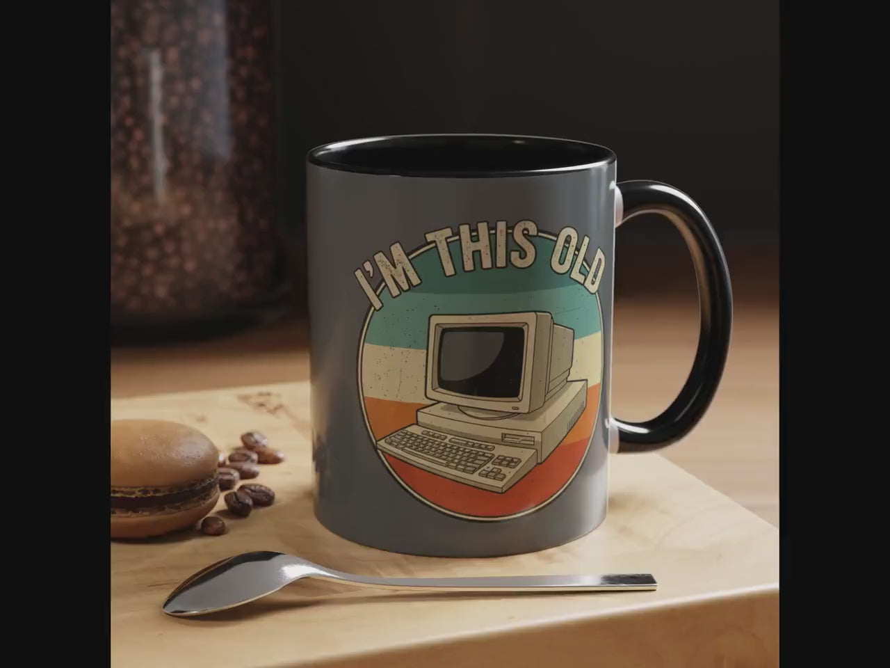Im This Old Computer Mug, Retro PC Gift, Vintage Tech Mug, Geek Coffee Mug, Old School Computer, Gamer Mug, Computer Lover Gift