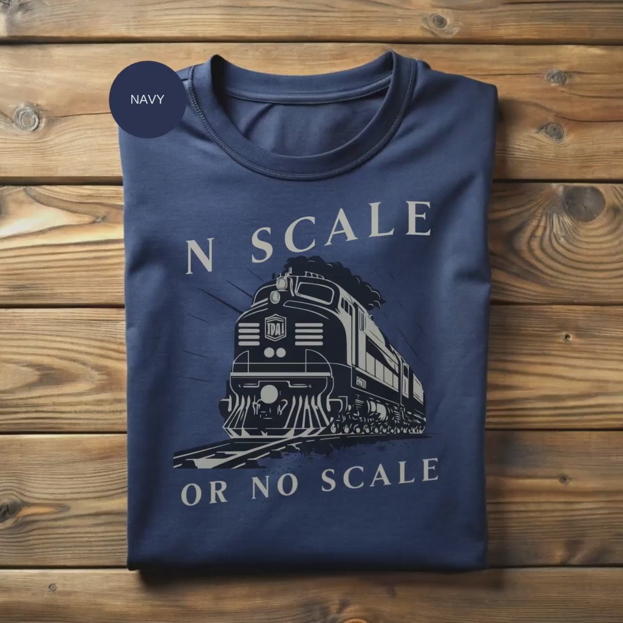 N Scale Model Train T-Shirt, Model Train Gift, Hobby Shirt, Railfan Tee, Precision Modeling Shirt, Train Lover Gift, Railroad Shirt