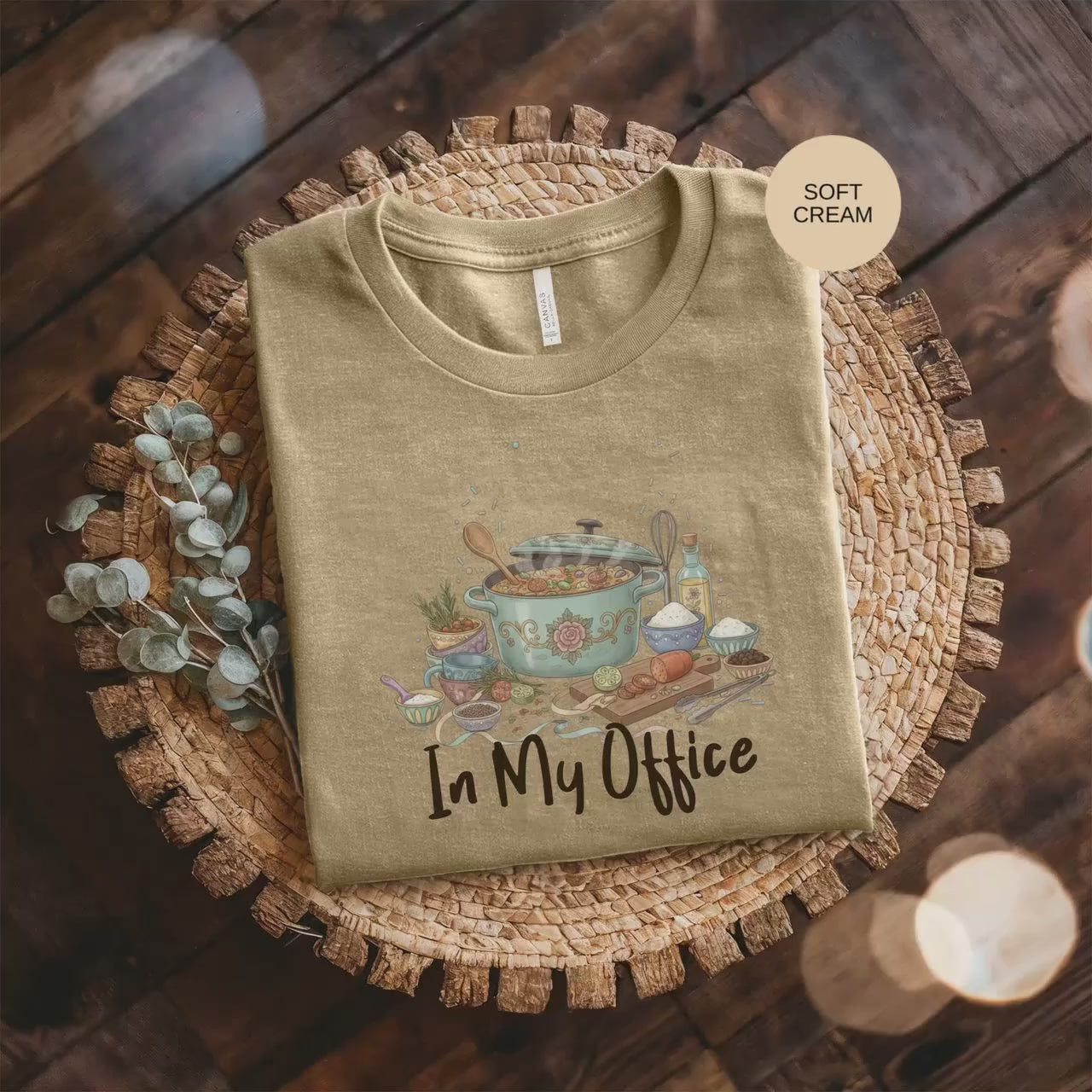In My Office T-Shirt, Cooking Design, Kitchen T Shirt, Food Lover Tee, Chef Gift, Cooking Shirt, Recipe T-Shirt, Culinary T-Shirt