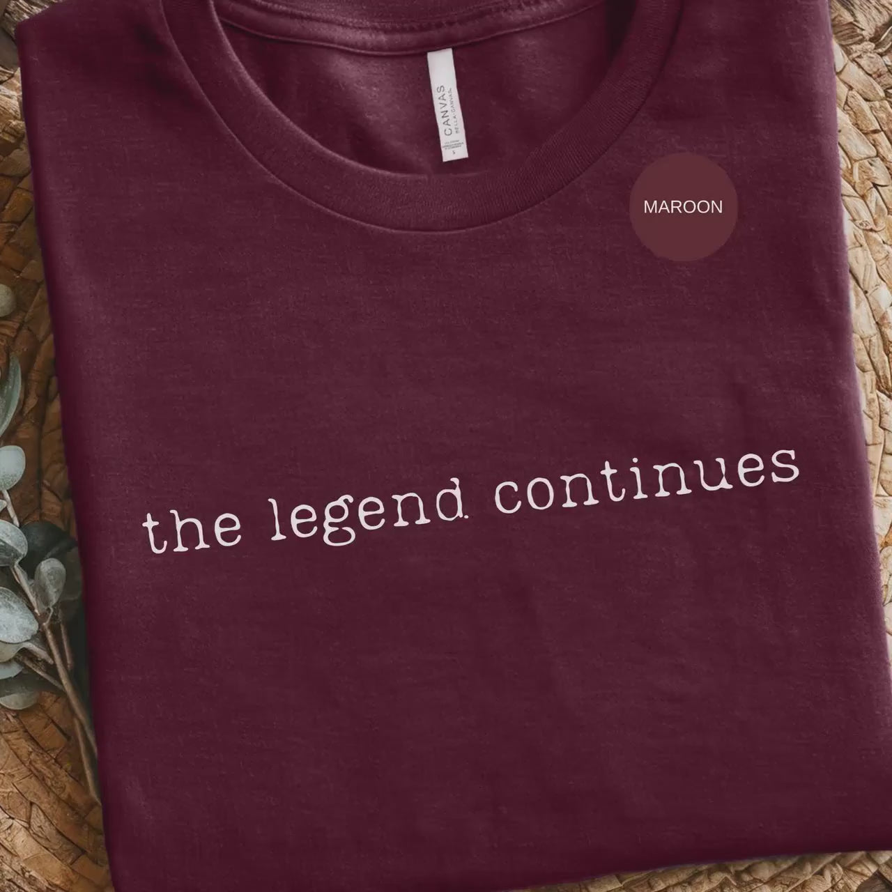 The Legend Continues T-Shirt, Motivational Quote Tee, Inspiration Shirt, Trendy Graphic Top, Gift Idea T Shirt, Positive Vibes Clothing