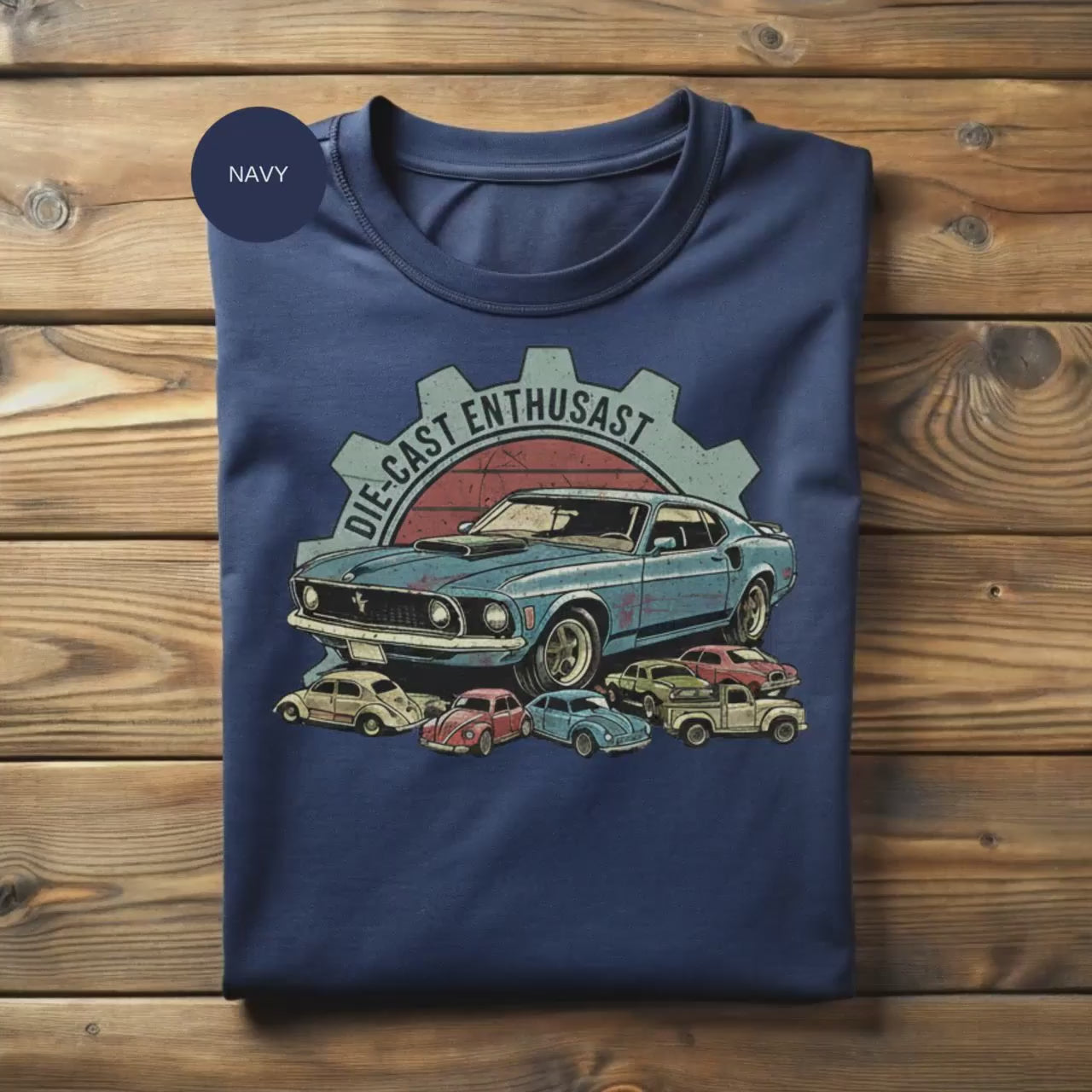 Die Cast Enthusiast T-Shirt, Muscle Car Tee, Vintage Car, Car Lover Gift, Automotive Shirt, Classic Car Apparel, Collector T Shirt