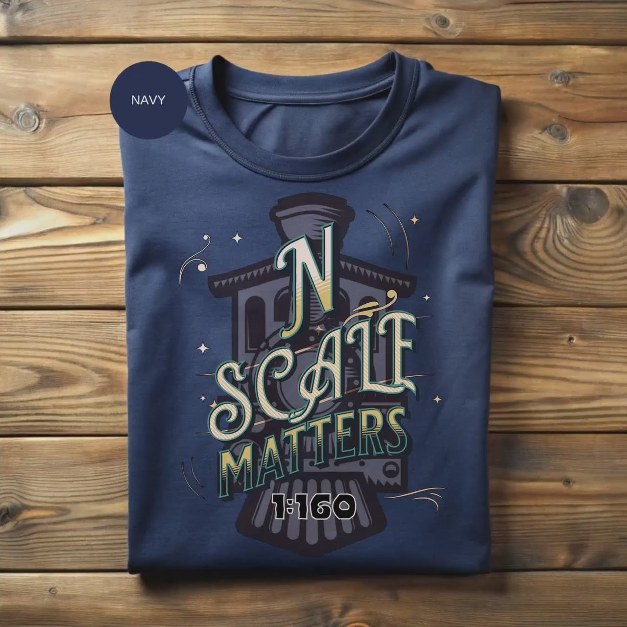 N Scale Matters T-Shirt, Model Train Tee, Railroad Hobby Shirt, Train Lover Gift, Hobbyist Apparel, Scale Model, Train Scale TShirt