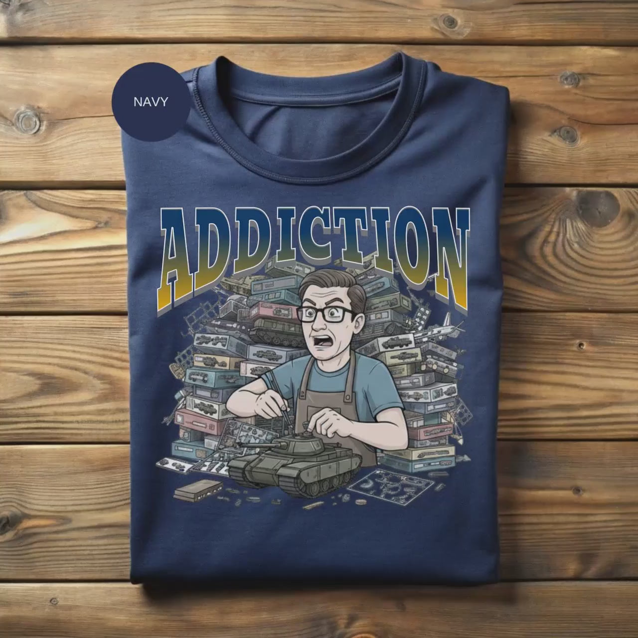 Model Kit Addict T-Shirt, Funny Hobby Shirt, I Can Stop Anytime, Plastic Model, Plane Model, Tank Model, Gift for Modeler, Modeler Shirt